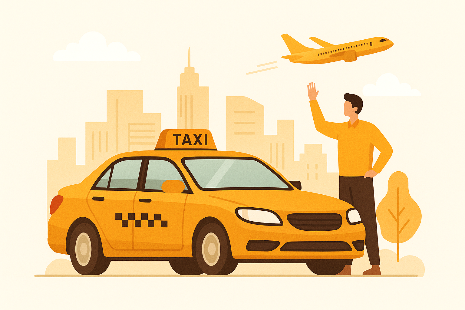 Taxi illustration